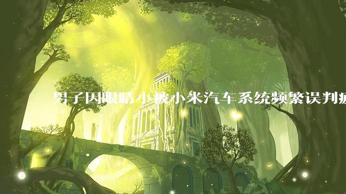 男子因眼睛小被小米汽车系统频繁误判疲劳驾驶，一路提醒20多次，这是智能汽车通病吗？怎么解决该 bug？